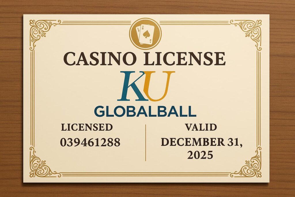 KU Globalball Casino License